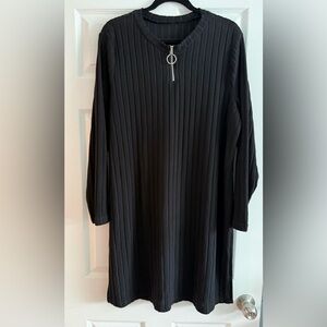Black Tunic Long Sleeve Lounge Sweater